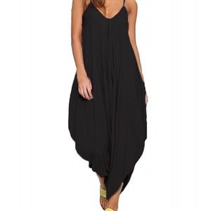 Harem-style Romper in White